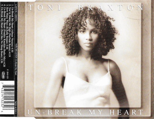 Toni Braxton : Un-Break My Heart (CD, Maxi)