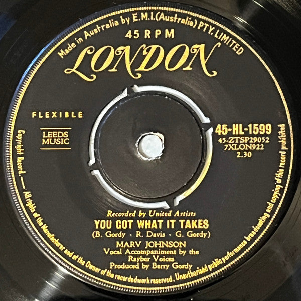 Marv Johnson : You Got What It Takes (7", Single)