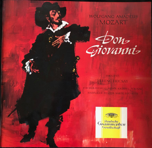Wolfgang Amadeus Mozart - Ferenc Fricsay ‧ Fischer-Dieskau* ‧ Kohn* ‧ Kreppel* ‧ Jurinac* ‧ Haefliger* ‧ Stader* ‧ Sardi* ‧ Seefried* : Don Giovanni (3xLP + Box, RE)