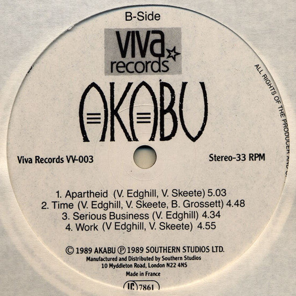 Akabu (2) : Akabu (LP, Album)