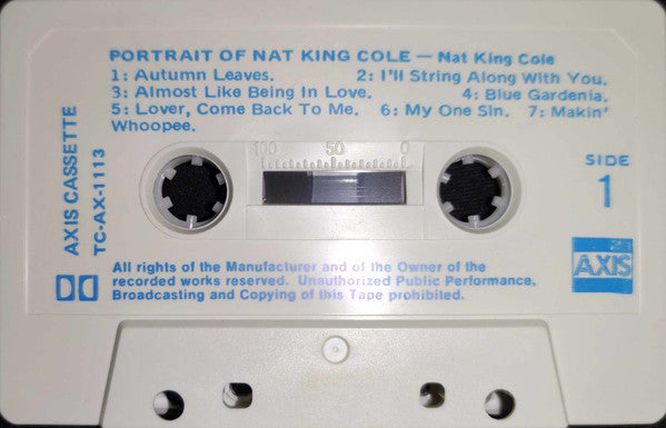 Nat King Cole : Portrait Of Nat King Cole (Cass, Comp)