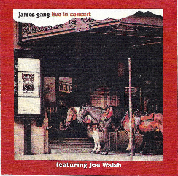 James Gang : Live In Concert (CD, Album, RE)