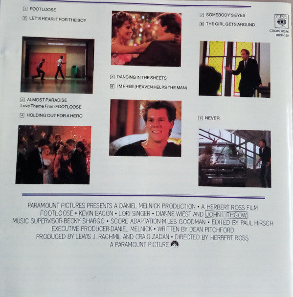 Various : Footloose - Original Motion Picture Soundtrack (CD, Comp, RE)