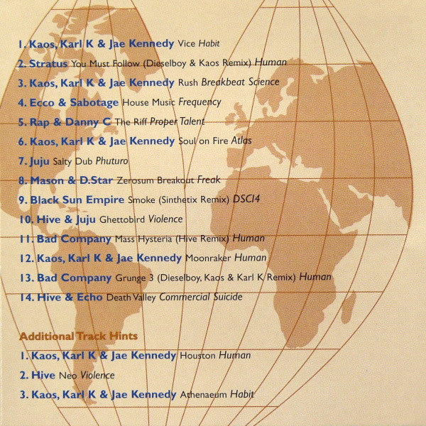 Dieselboy : DJ World Series: D&B From The United States (CD, Mixed)