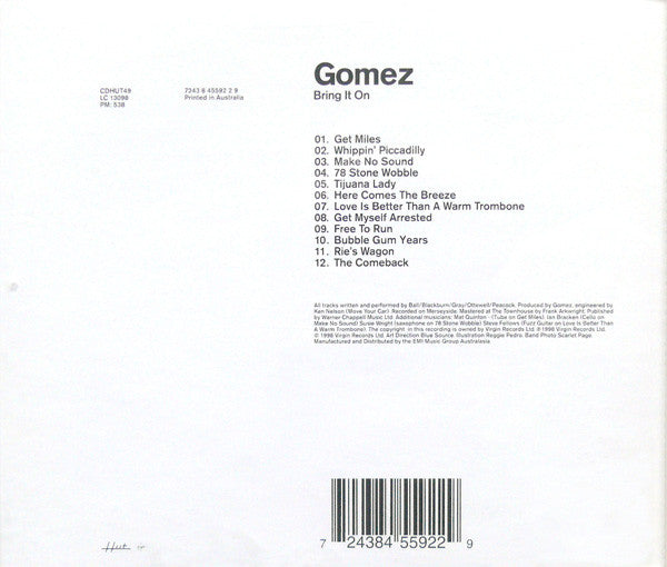 Gomez : Bring It On (CD, Album, RE)