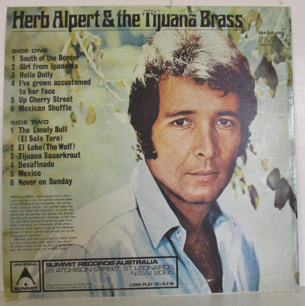 Herb Alpert & The Tijuana Brass : Viva Mexico (LP, Comp)