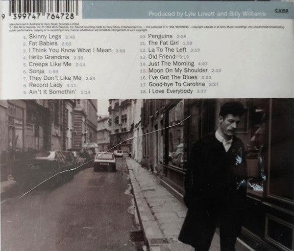 Lyle Lovett : I Love Everybody (CD, Album)