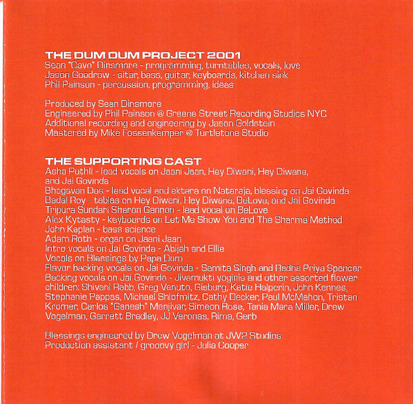 The Dum Dum Project : Export Quality (CD, Album)