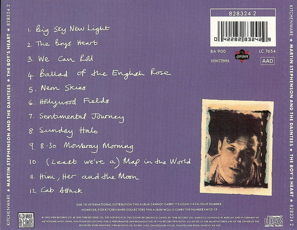 Martin Stephenson & The Daintees* : The Boy's Heart (CD, Album)