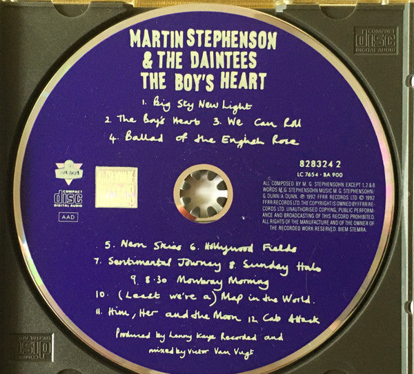 Martin Stephenson & The Daintees* : The Boy's Heart (CD, Album)