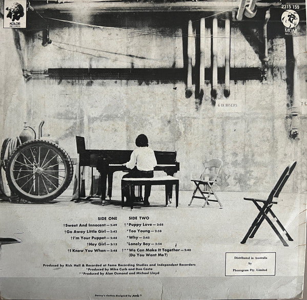 Donny Osmond : My Best To You (LP, Comp)