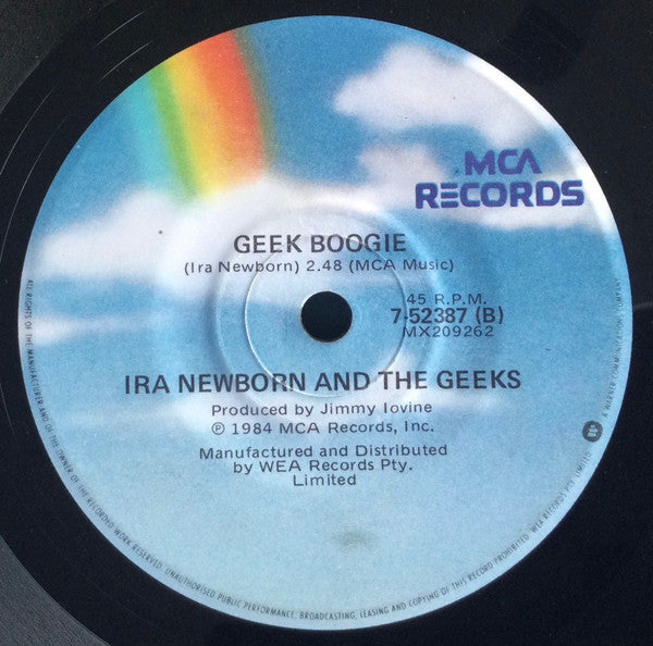 Annie Golden / Ira Newborn And The Geeks* : Hang Up The Phone / Geek Boogie (7", Single)