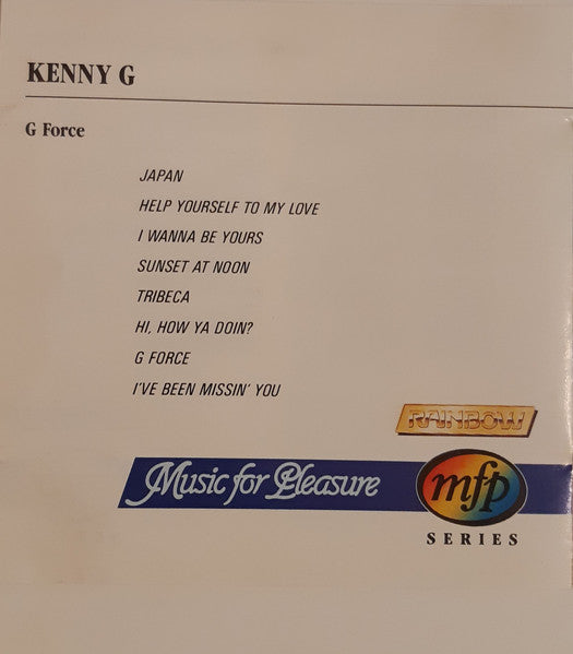 Kenny G (2) : G Force (CD, Album, RE)