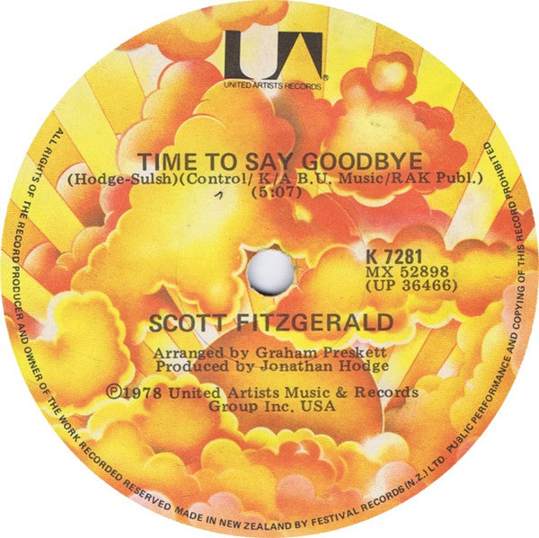 Scott Fitzgerald : The Joy Of Love (7")