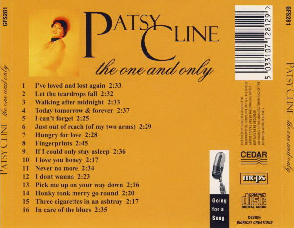 Patsy Cline : The One And Only (CD, Comp)