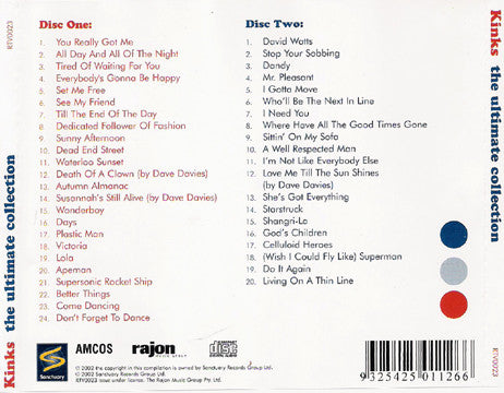 The Kinks : The Ultimate Collection (2xCD, Comp, RM)