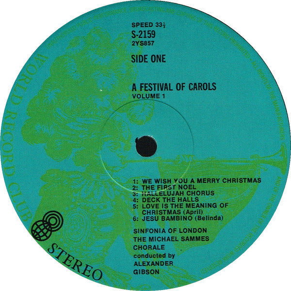 Sinfonia Of London & The Michael Sammes Chorale* : A Festival Of Carols (3xLP, Album, Club, RE + Box)
