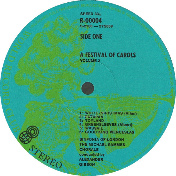 Sinfonia Of London & Mike Sammes Singers : A Festival Of Carols (3xLP, Album, Club, RE + Box)