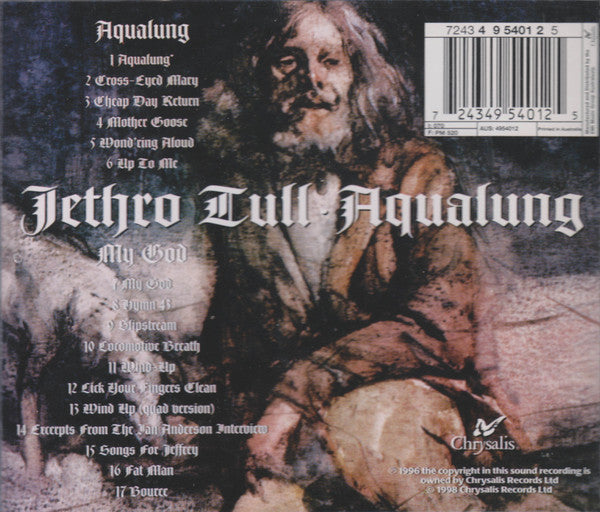 Jethro Tull : Aqualung (CD, Album, RE, RM)