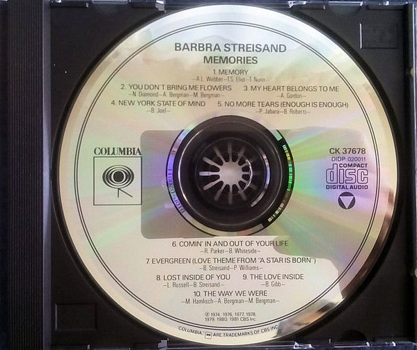 Barbra Streisand : Memories (CD, Comp, RE)