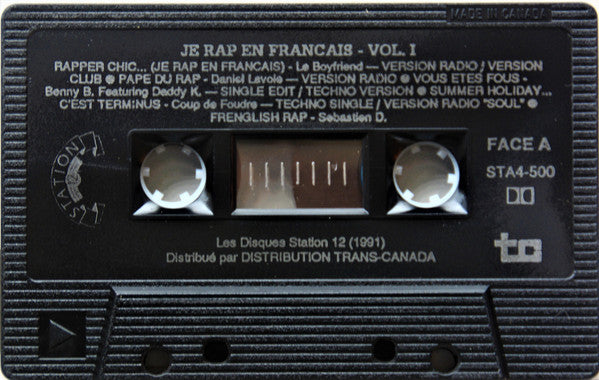 Various : Je Rap En Français Vol.1 (Cass, Comp)