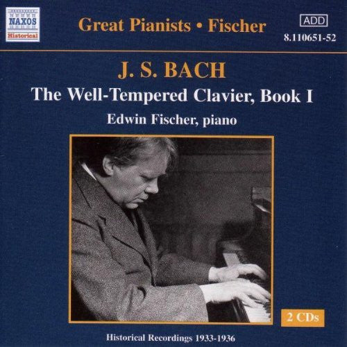J.S. Bach* - Edwin Fischer : The Well-Tempered Clavier, Book I (2xCD, Comp, Mono)