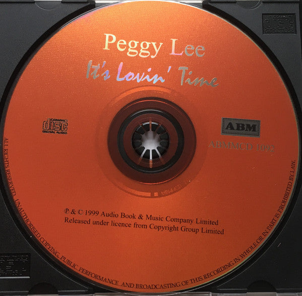 Peggy Lee, Benny Goodman & His Orchestra*, Dave Barbour's Orchestra*, Charles Wolcott's Orchestra*, Benny Goodman & His Sextet* : It's Lovin' Time (CD, Album, Comp)