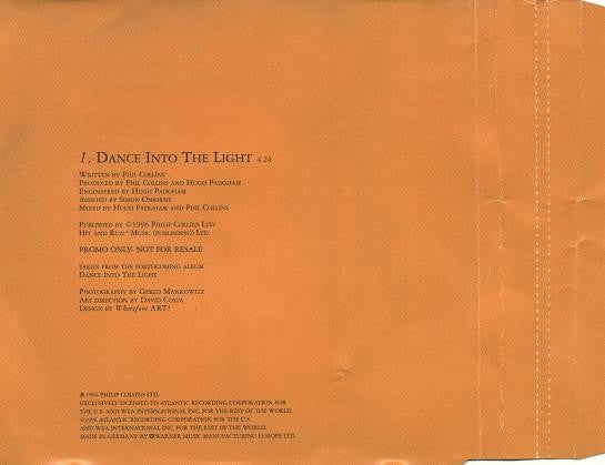 Phil Collins : Dance Into The Light (CD, Single, Promo)