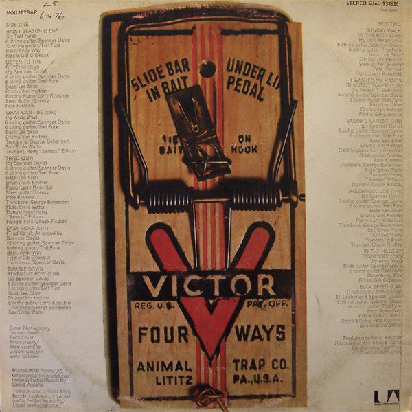 Spencer Davis : Mousetrap (LP, Album)