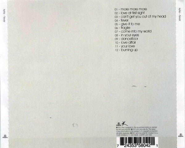 Kylie* : Fever (CD, Album)