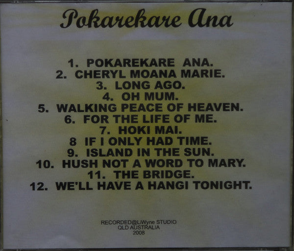 Wayne Martin (10) : Pokarekare Ana (CD, Album)
