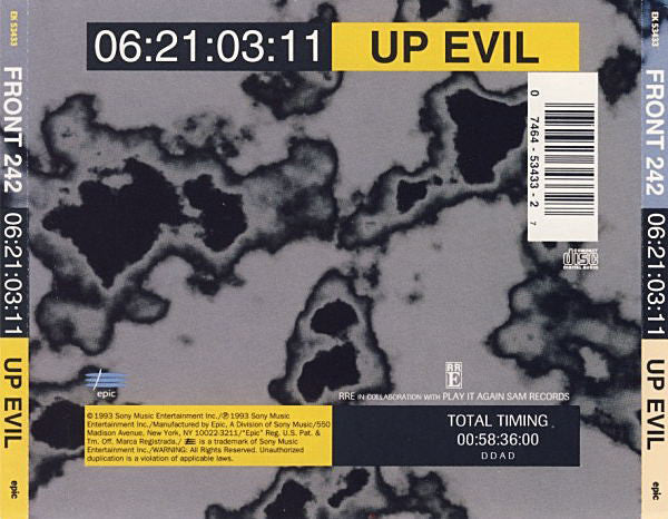 Front 242 : 06:21:03:11 Up Evil (CD, Album)