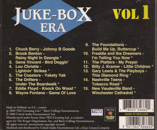 Various : Juke-Box Era Vol. 1 (CD, Comp)