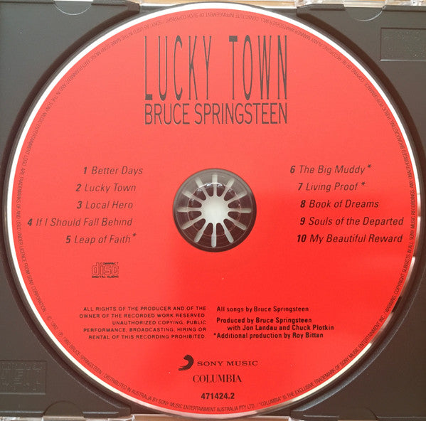 Bruce Springsteen : Lucky Town (CD, Album, RE)