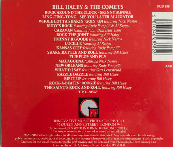 Bill Haley And His Comets : Bill Haley And His Comets (CD, Album, Comp)
