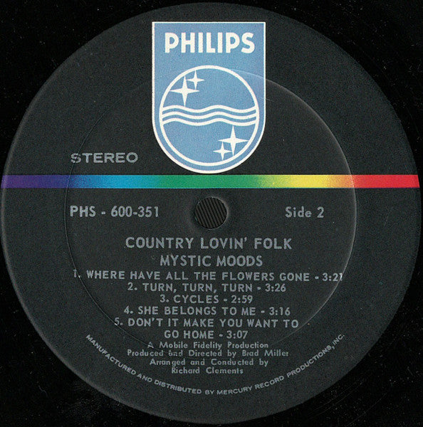 The Mystic Moods Orchestra : Country Lovin' Folk (LP, Album)