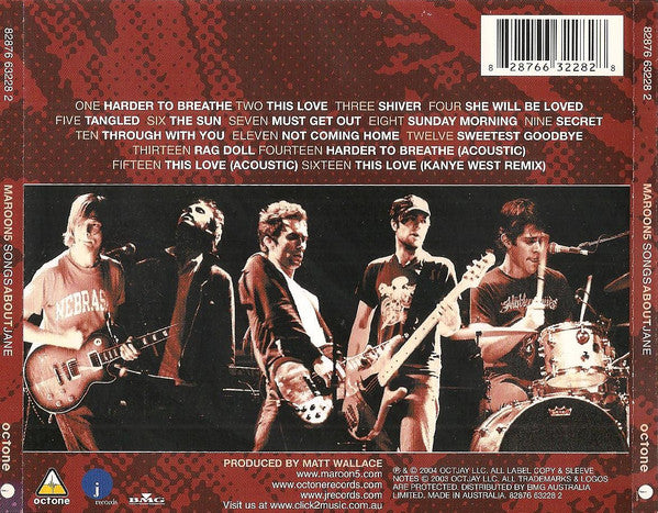 Maroon 5 : Songs About Jane (CD, Album, S/Edition)