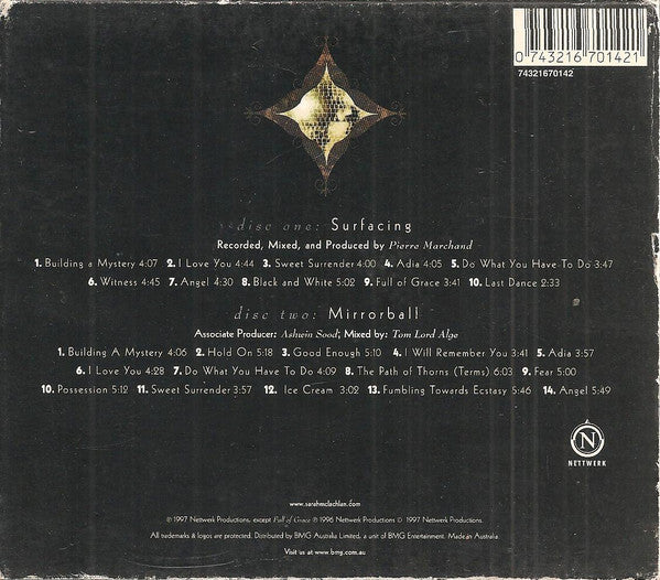 Sarah McLachlan : Surfacing (2xCD, Album, Comp, Ltd)