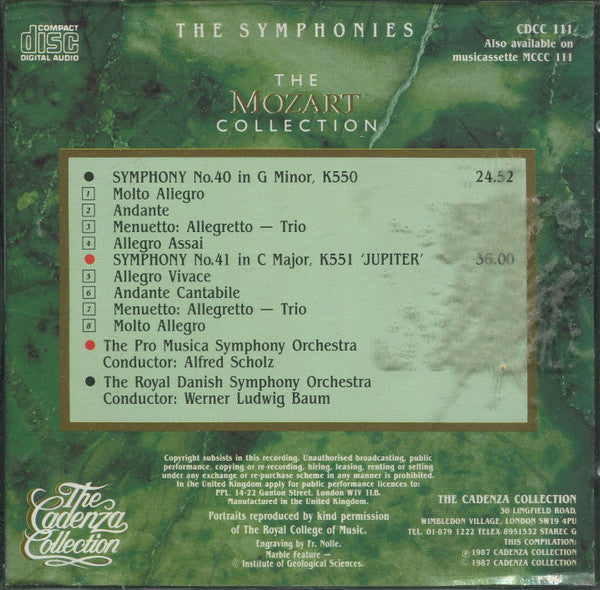 Mozart*, The Royal Danish Symphony Orchestra*, Pro Musica Symphony Orchestra : The Mozart Collection - The Symphonies (CD, Comp)