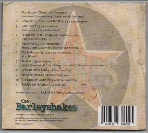 The Barleyshakes : Grateful (CD, Dig)