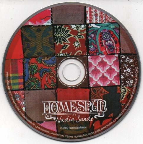 Nadia Sunde : Homespun (CD, Dig)