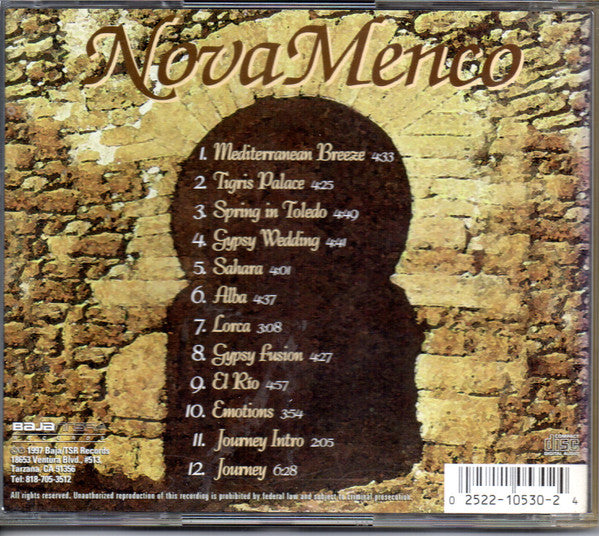 Nova Menco : Gypsy Fusion (CD, Album)