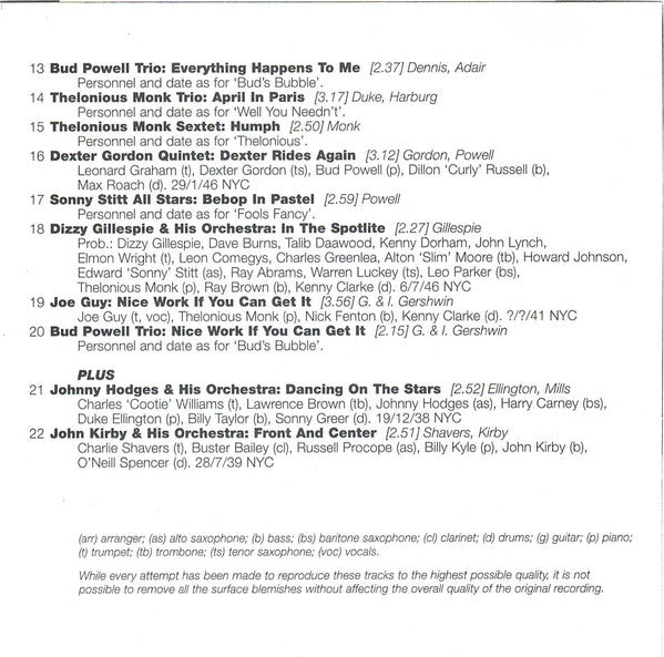 Monk* & Powell* : Nice Work If You Can Get It (CD, Comp)