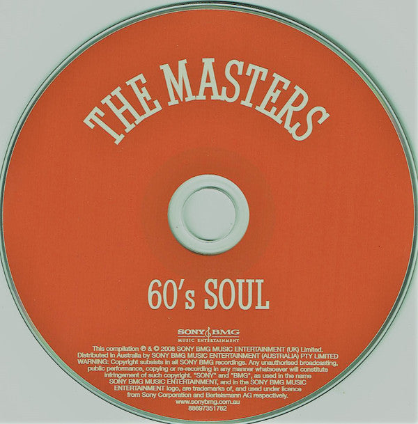 Various : The Masters: 60s Soul (CD, Comp)