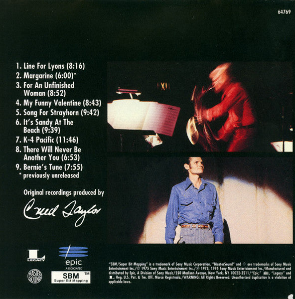 Gerry Mulligan / Chet Baker : Carnegie Hall Concert (CD, Album, Ltd, RE, RM, Gol)