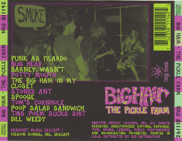 Big Hair (3) : The Pickle Farm (CD, Album)