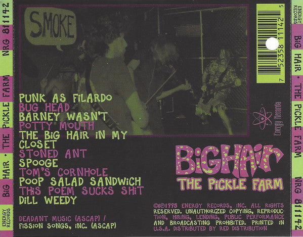 Big Hair (3) : The Pickle Farm (CD, Album)