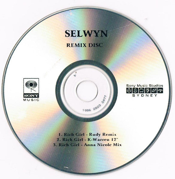 Selwyn : Rich Girl - Remix Disc (CDr, Promo)