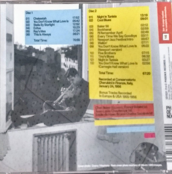 Chet Baker Quintet* : Conservatorio Cherubini (Complete Concert) (2xCD, Comp)