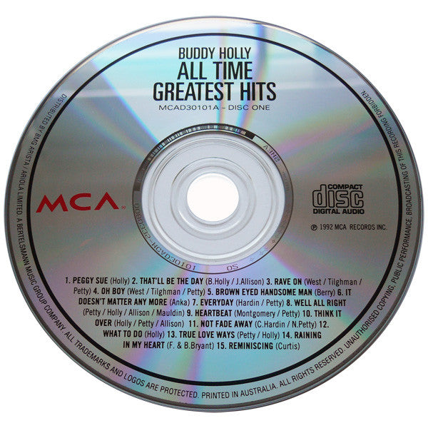 Buddy Holly : All Time Greatest Hits (2xCD, Comp)